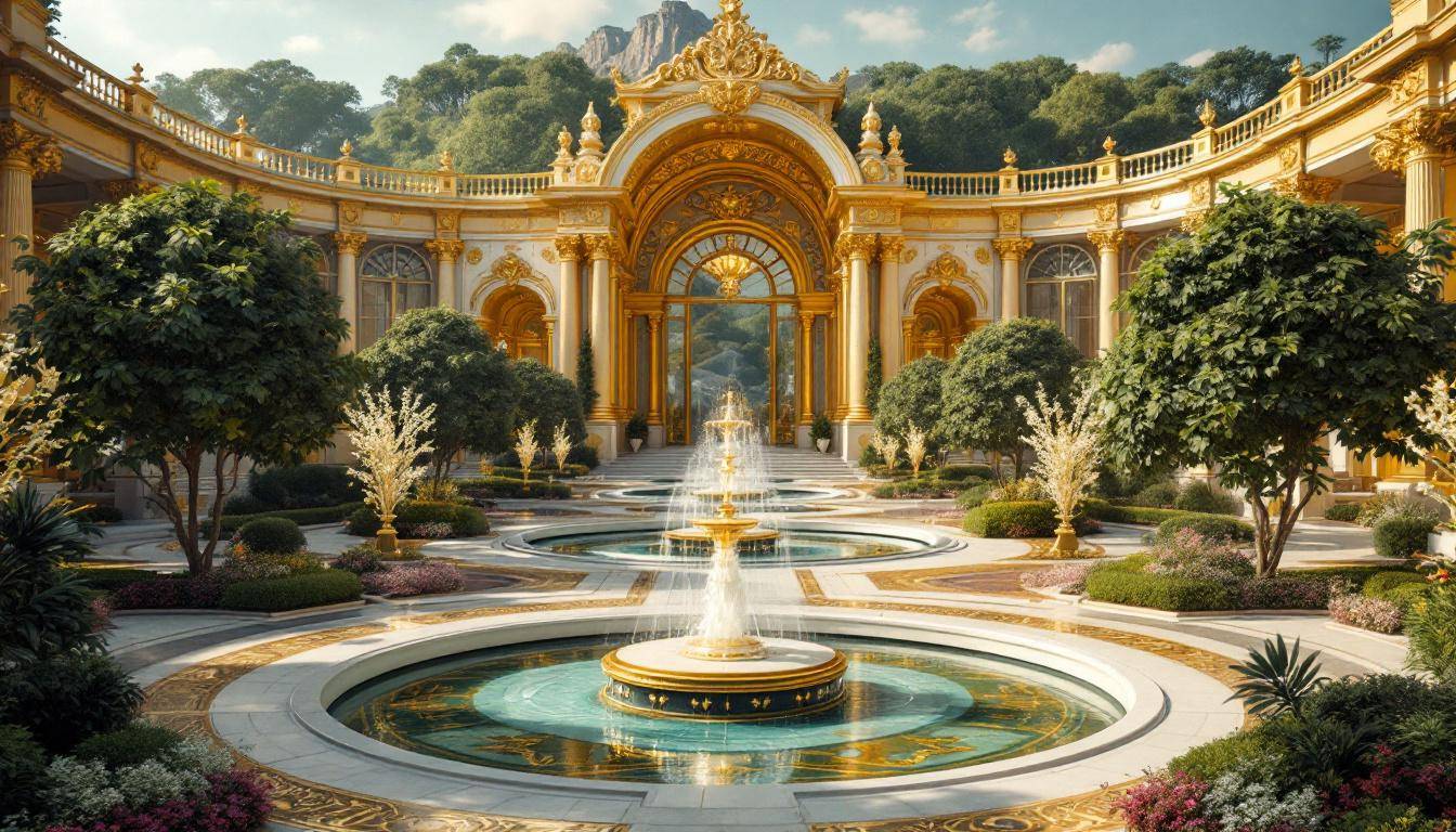 Château élégant pour mariage oriental