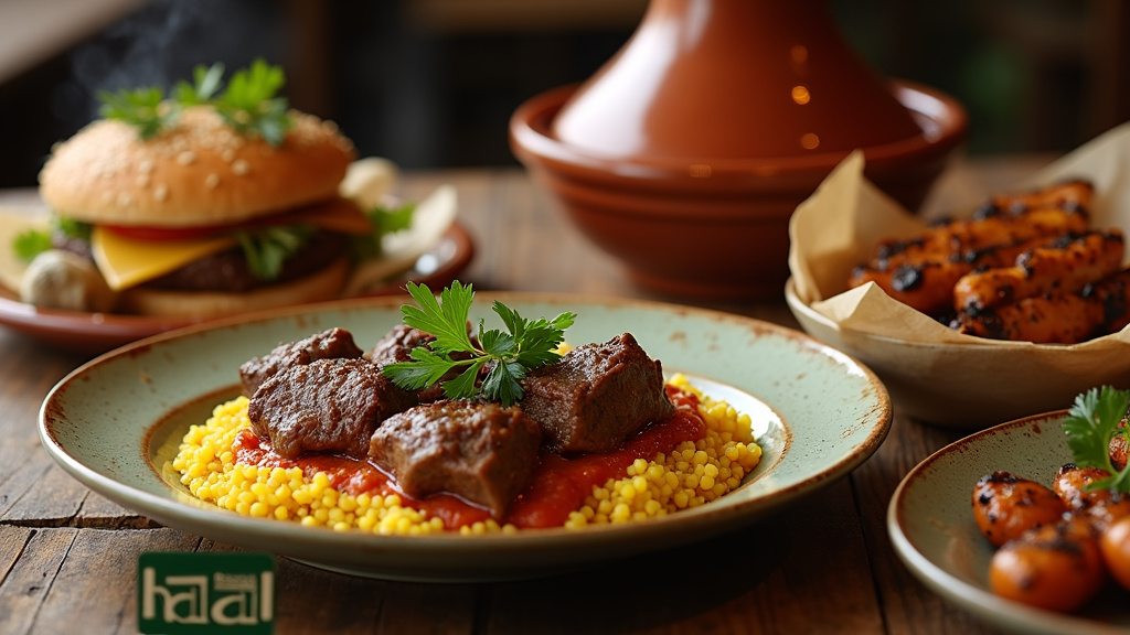 Carte interactive Mappy montrant des restaurants halal à proximité