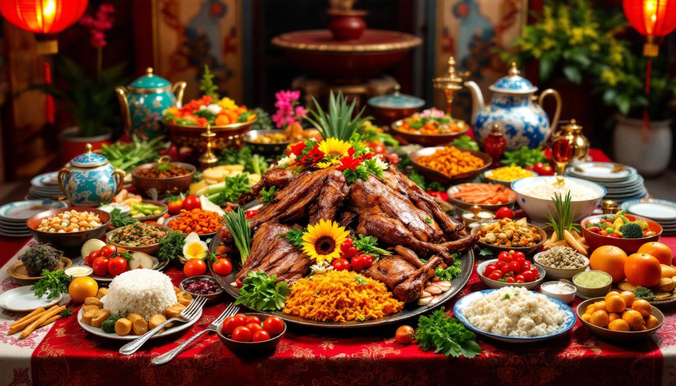 Plats traditionnels orientaux pour mariage