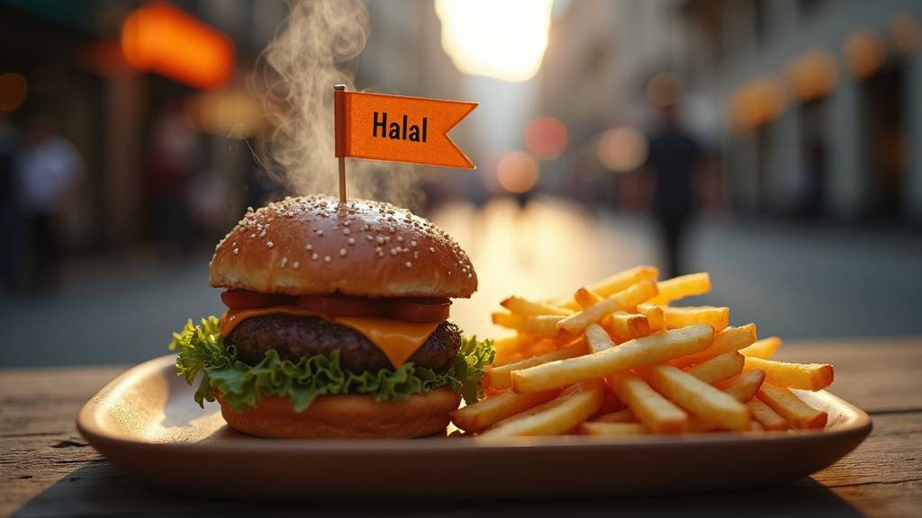 Ingrédients frais et certifiés halal pour un fast-food en 2026