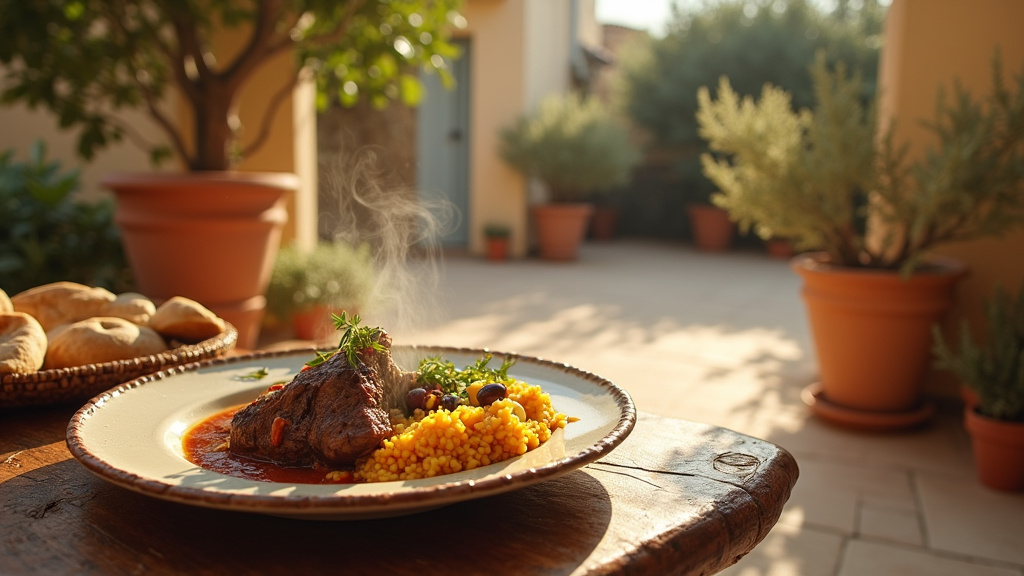Assortiment de fast-food halal, incluant un burger et des frites.