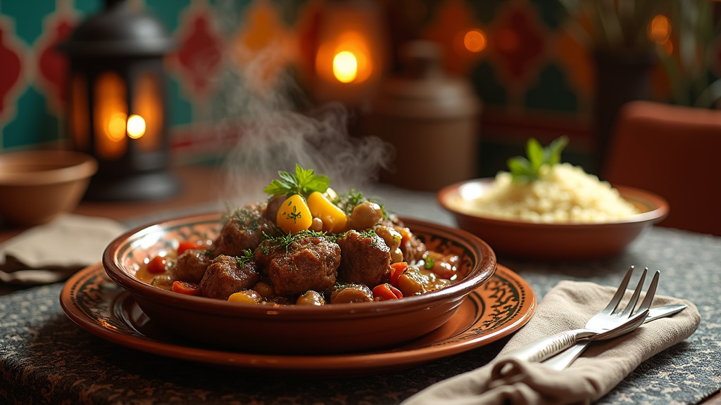 Application de recherche de restaurants halal sur smartphone