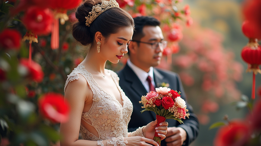 Negafa préparant les robes traditionnelles pour mariage oriental