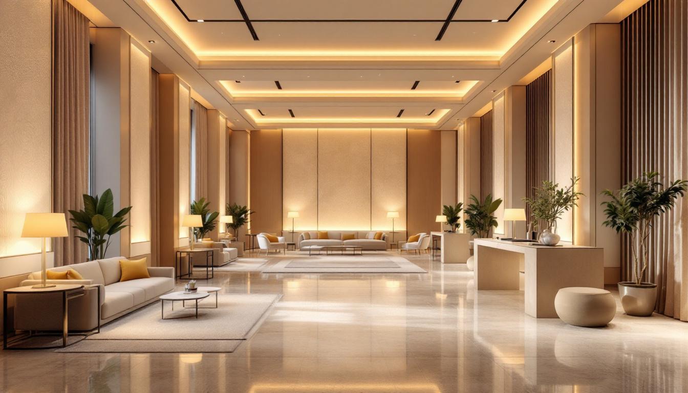 Ambiance chic et raffinée de la Salle Agadir