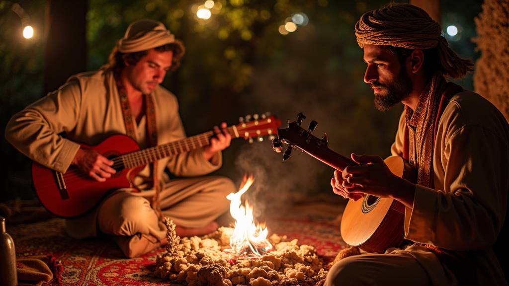 Salle de spectacle à Meyzieu aménagée pour une soirée musicale orientale